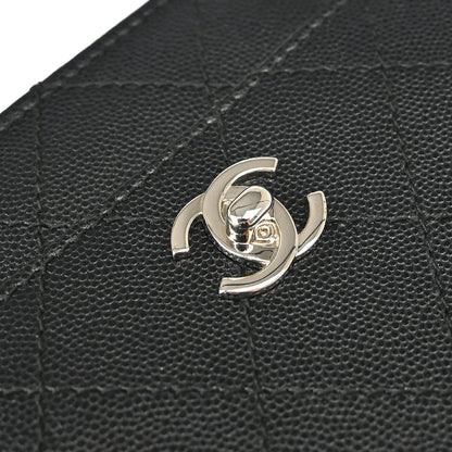 Chanel 1997-1999 Black Caviar Handbag
