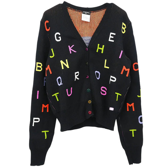 Chanel 2001 Cardigan Black #42