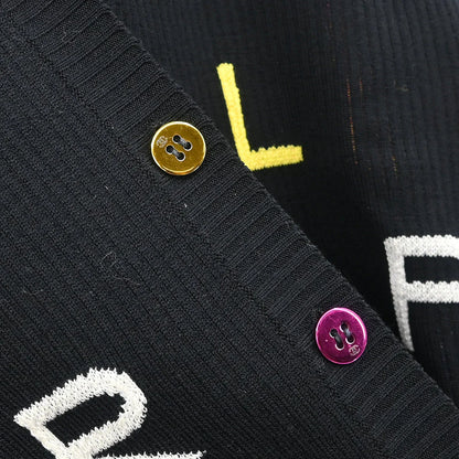 Chanel 2001 Cardigan Black #42