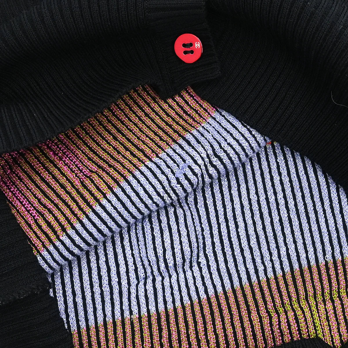 Chanel 2001 Cardigan Black #42