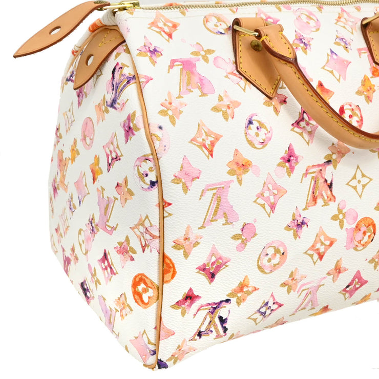 Louis Vuitton 2008 Monogram Watercolor Speedy 30 Handbag M95751