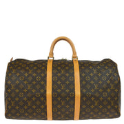 Louis Vuitton 1996 Monogram Keepall 55 Travel Duffle Handbag M41424