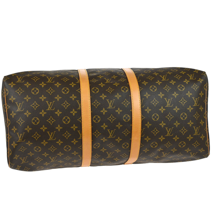 Louis Vuitton 1996 Monogram Keepall 55 Travel Duffle Handbag M41424