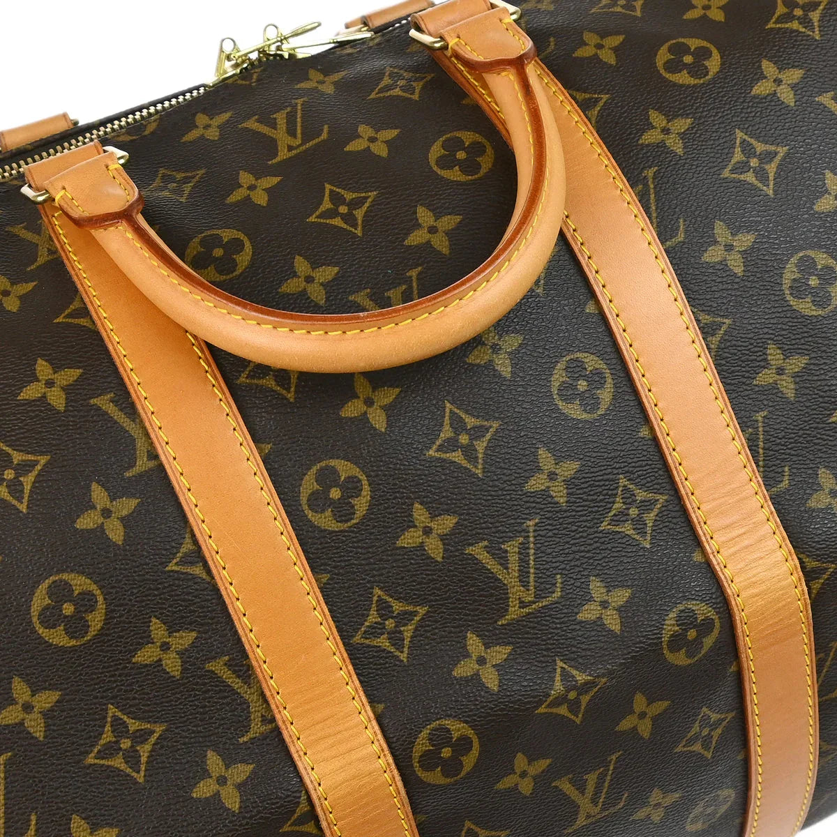 Louis Vuitton 1996 Monogram Keepall 55 Travel Duffle Handbag M41424