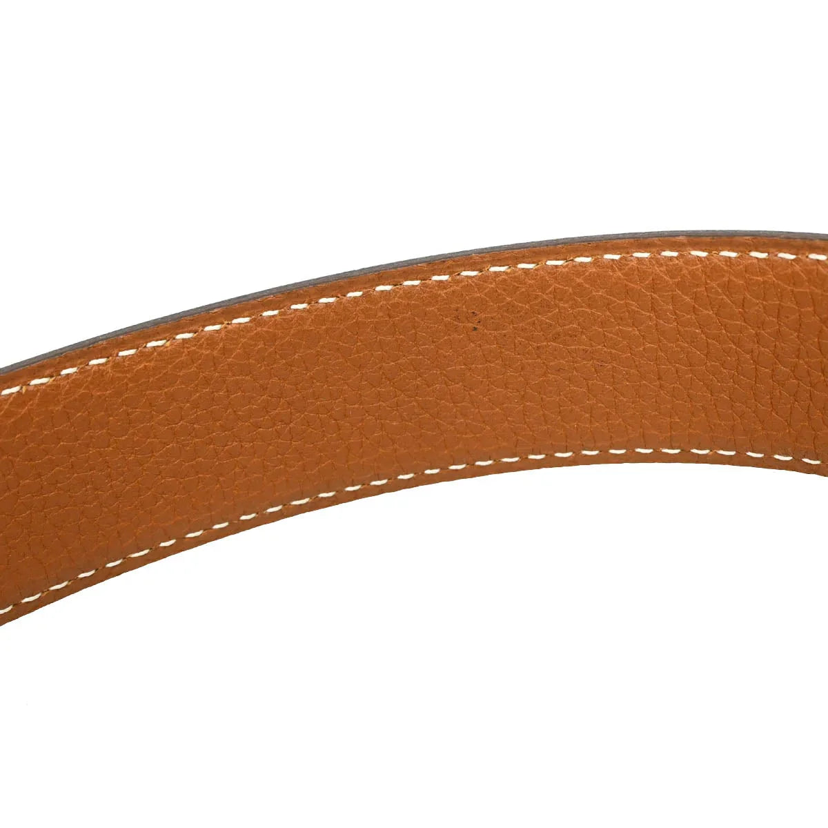 Hermes Black Box Calf Constance Reversible Belt #75 Small Good