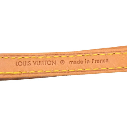 Louis Vuitton Beige Leather Shoulder Strap Accessories Small Good