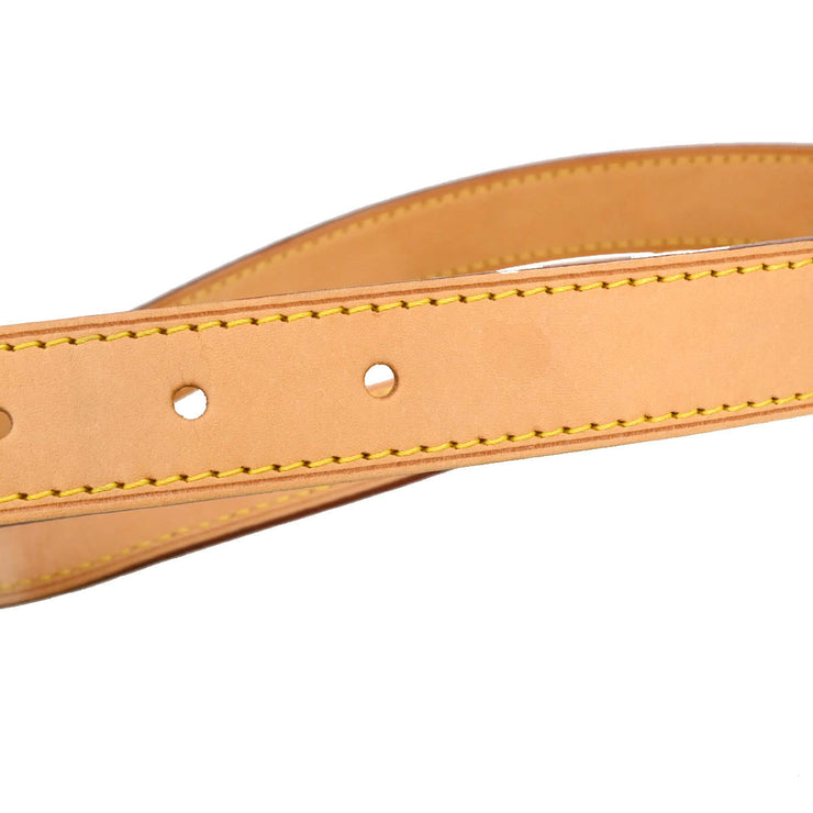Louis Vuitton Beige Leather Shoulder Strap Accessories Small Good