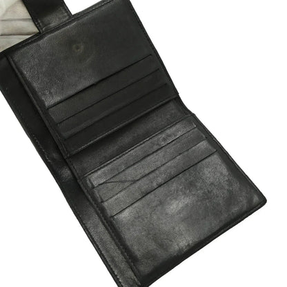 Chanel 2003-2004 Black Caviar Trifold Wallet
