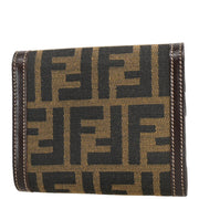 Fendi Brown Zucca Wallet Purse