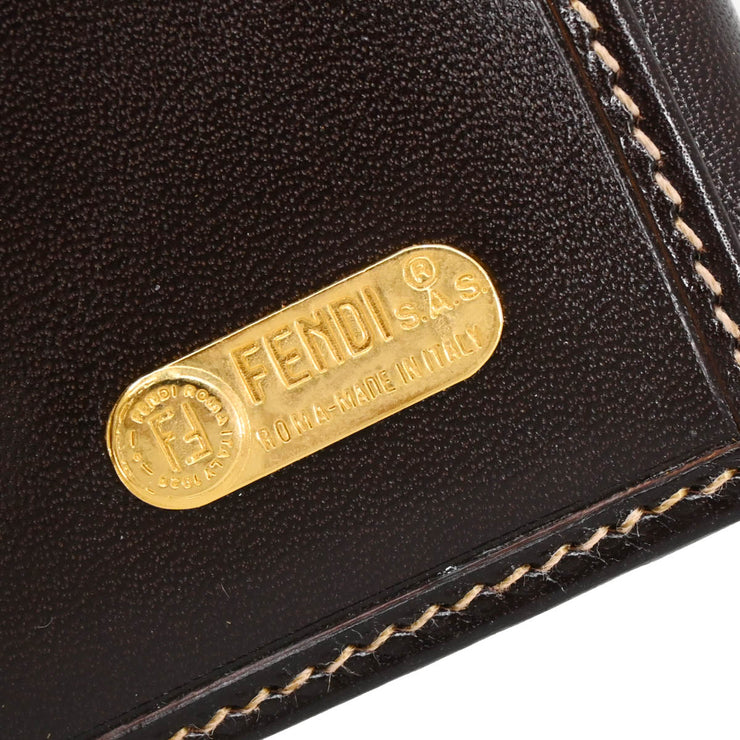 Fendi Brown Zucca Wallet Purse