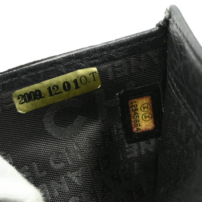 Chanel 2008-2009 Black Calfskin Cambon Ligne Wallet