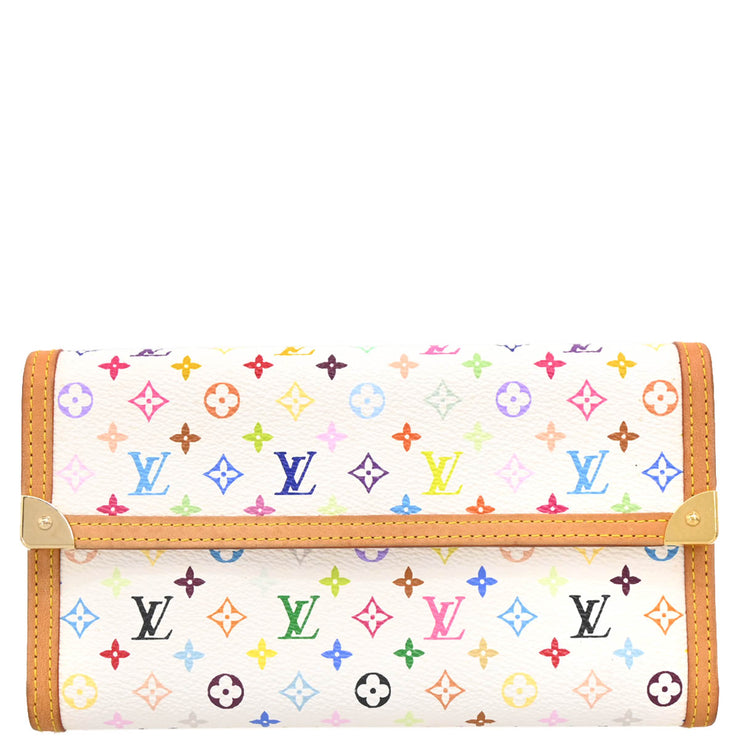 Louis Vuitton 2004 Multicolor Porte Tresor International Wallet M92659