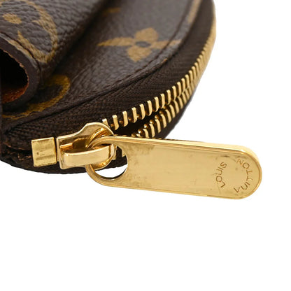 Louis Vuitton 2006 Monogram Porte Monnaie Shilling Coin Wallet M60025