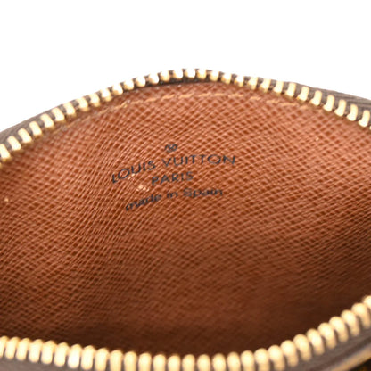 Louis Vuitton 2006 Monogram Porte Monnaie Shilling Coin Wallet M60025
