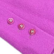 Chanel 1996 Setup Suit Jacket Skirt Purple #38