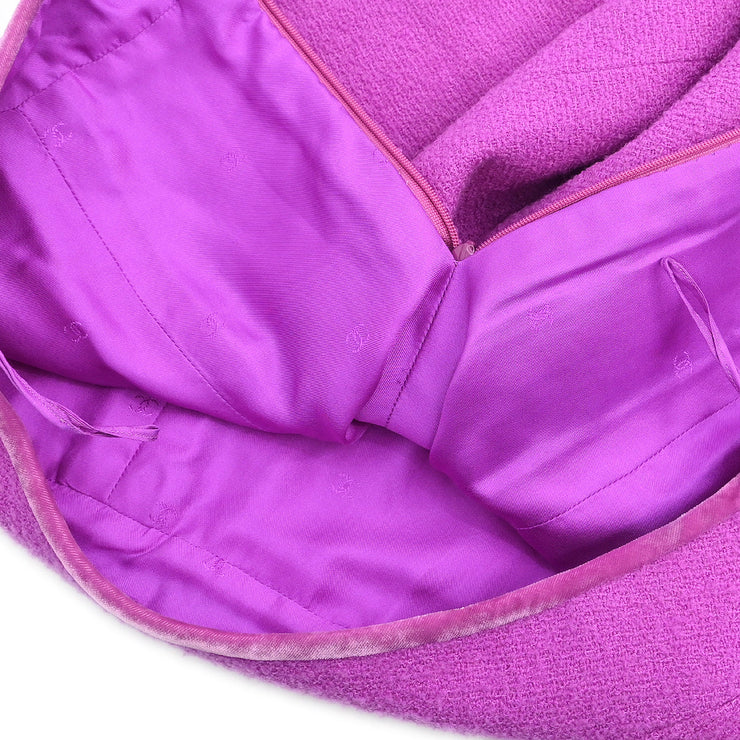 Chanel 1996 Setup Suit Jacket Skirt Purple #38