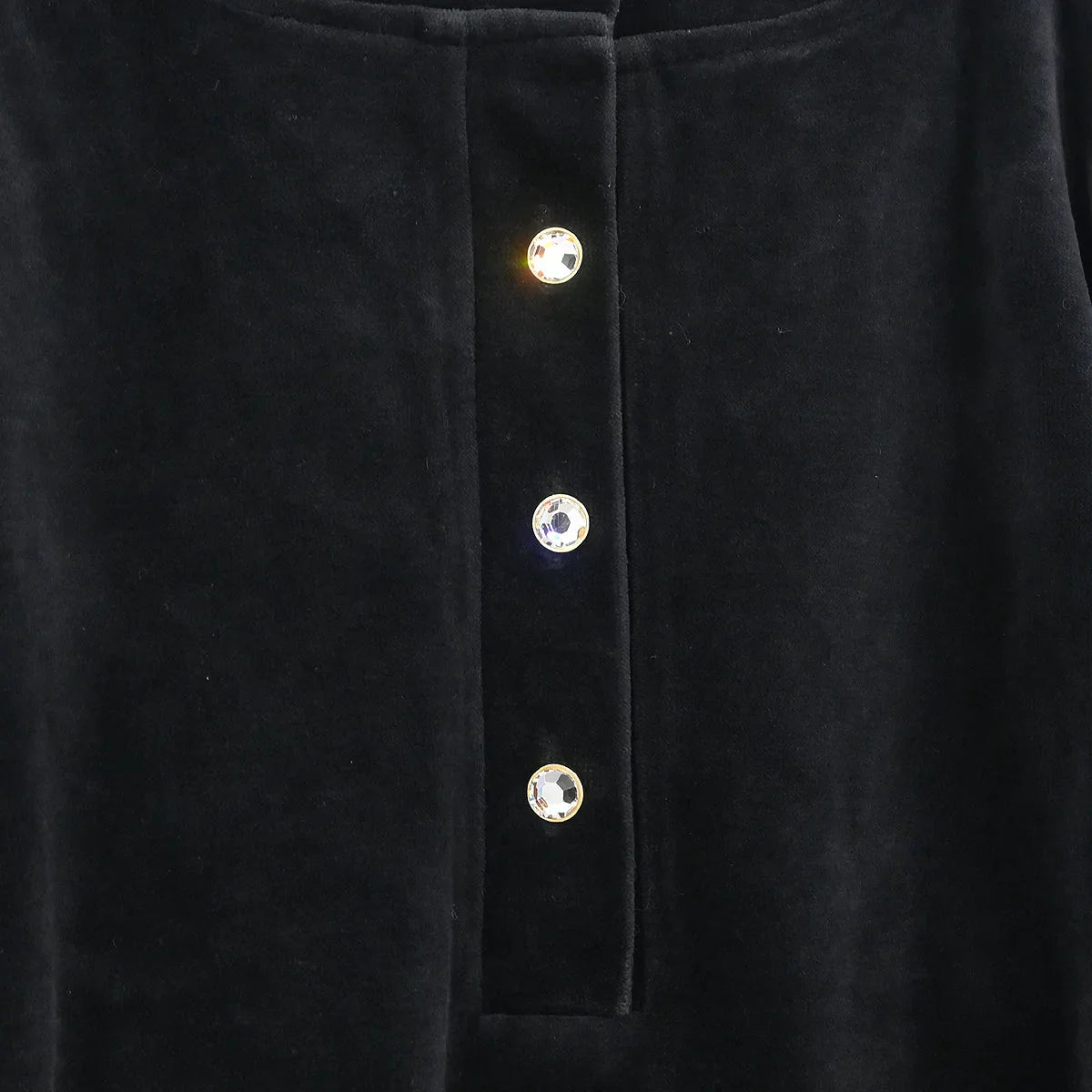 Yves Saint Laurent Setup Suit Top Skirt Black #L