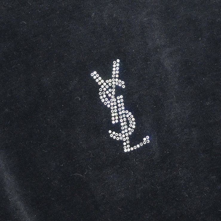 Yves Saint Laurent Setup Suit Top Skirt Black #L