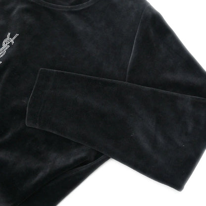 Yves Saint Laurent Setup Suit Top Skirt Black #L