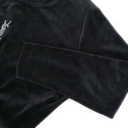 Yves Saint Laurent Setup Suit Top Skirt Black #L