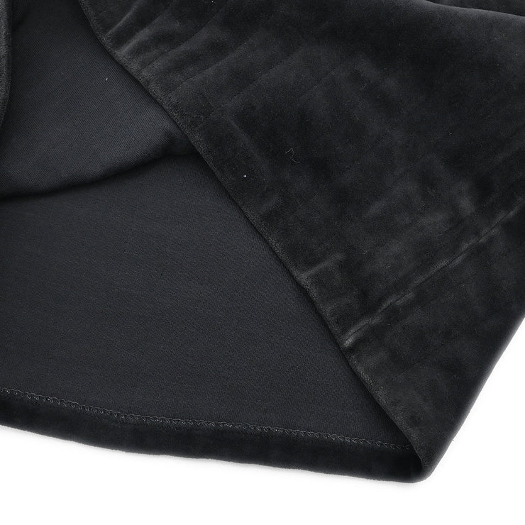 Yves Saint Laurent Setup Suit Top Skirt Black #L