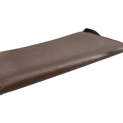 Louis Vuitton 2001 Brown Epi Pochette Accessoires Pouch Handbag M5294D
