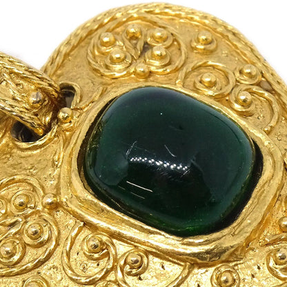 Chanel Brooch Pin Gold Gripoix 94A
