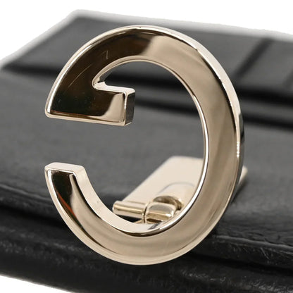 Gucci Black Canvas GG Bifold Wallet