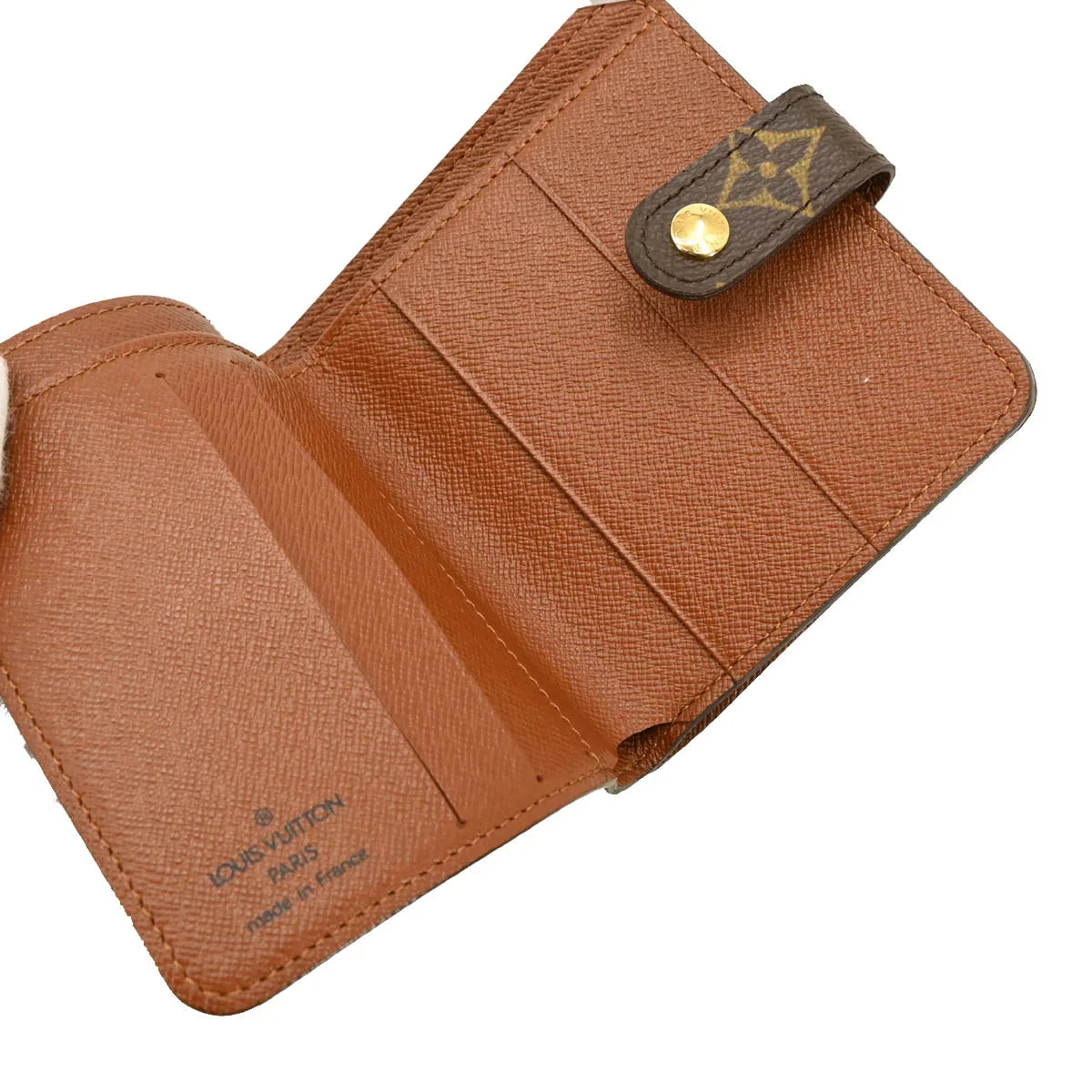 Louis Vuitton 2004 Monogram Compact Zip Wallet M61667
