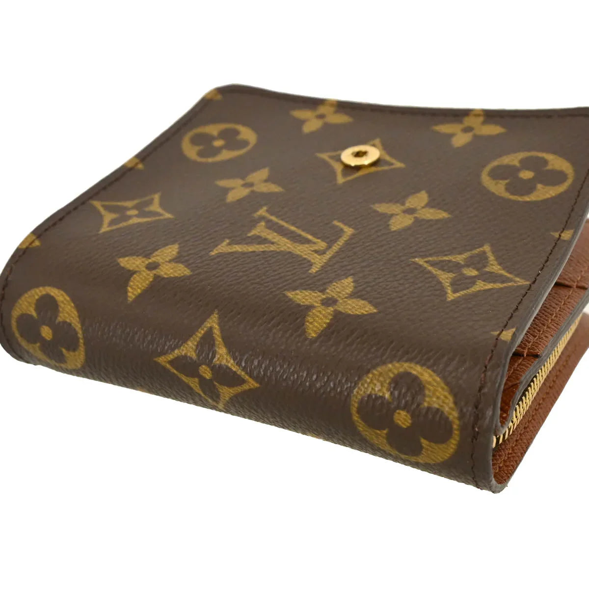 Louis Vuitton 2004 Monogram Compact Zip Wallet M61667