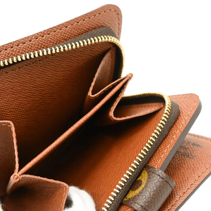 Louis Vuitton 2004 Monogram Compact Zip Wallet M61667