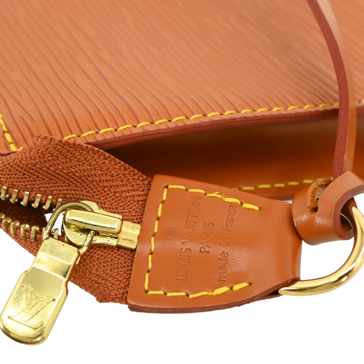 Louis Vuitton 2001 Brown Epi Pochette Accessoires 24 Pouch
