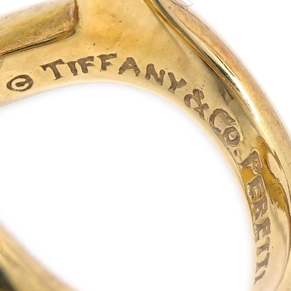 Tiffany & Co. Open Heart Ring 750 #49 #9