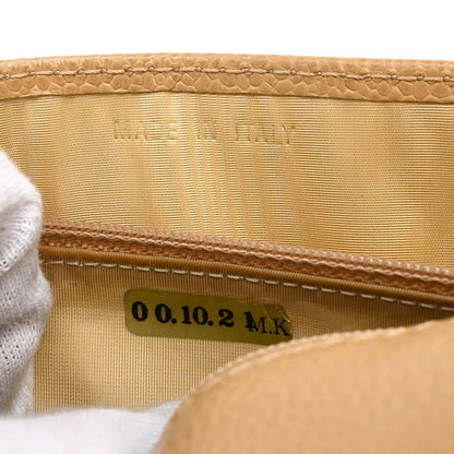 Chanel 2000-2002 Beige Caviar Wallet