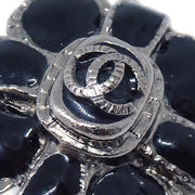 Chanel Stone Earrings Clip-On Black 08A