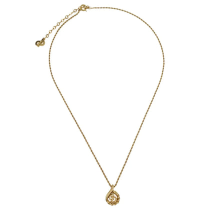 Christian Dior Necklace Pendant Gold