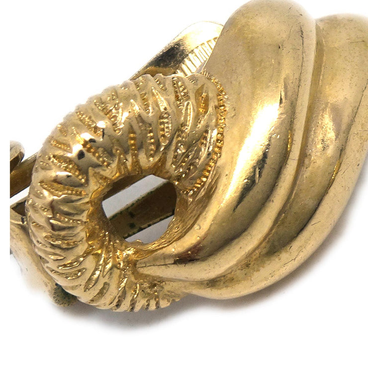 Christian Dior Earrings Clip-On Gold