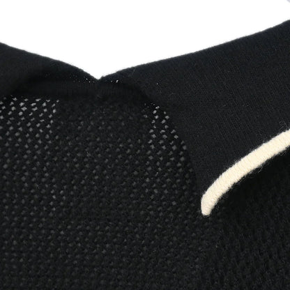 Chanel 2001 Short Sleeve Top Black #42