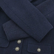 Chanel 1995 Setup Suit Jacket Skirt Navy #42