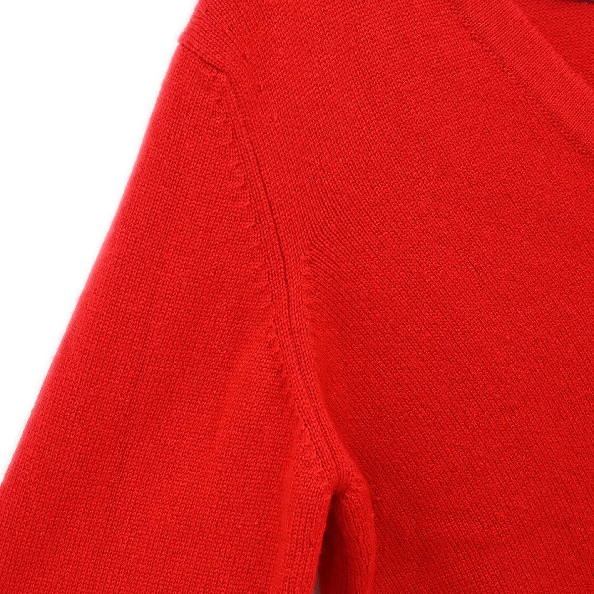 Chanel 2009 Cardigan Red #42