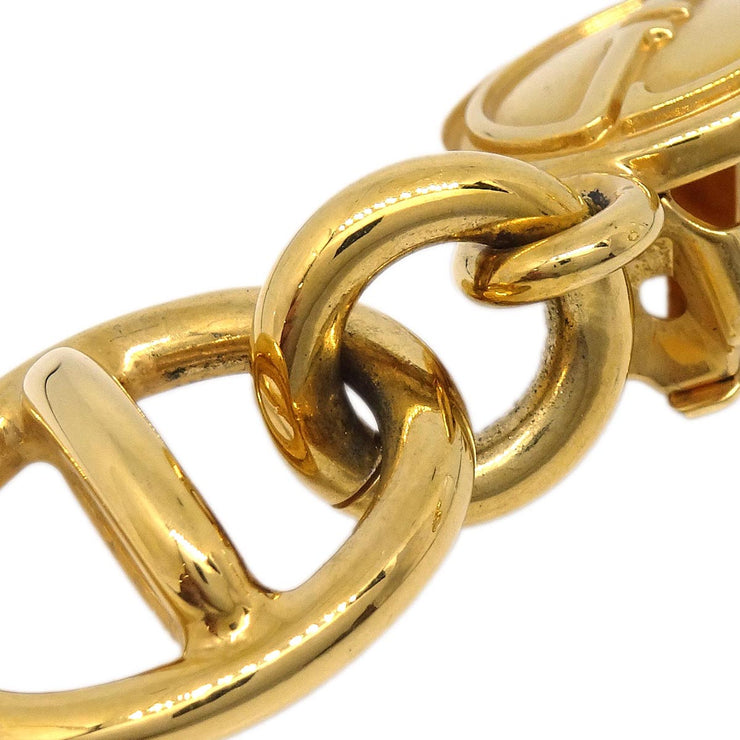 Gucci Dangle Earrings Clip-On Gold 1992