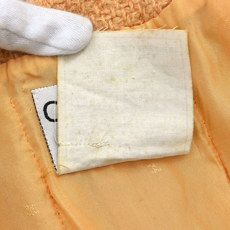 Chanel 1993 Collarless Jacket Orange #34