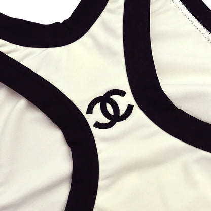 Chanel 1996 Sleeveless Top White #42