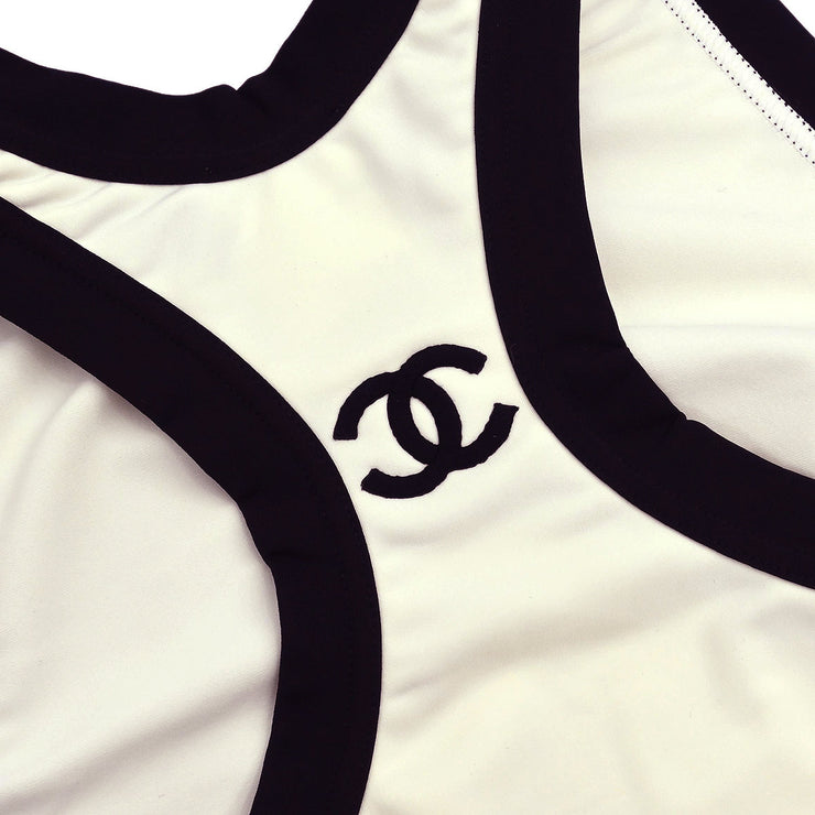 Chanel 1996 Sleeveless Top White #42