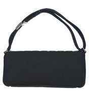 Chanel 2003-2004 Black Cotton Ice Cube Shoulder Bag