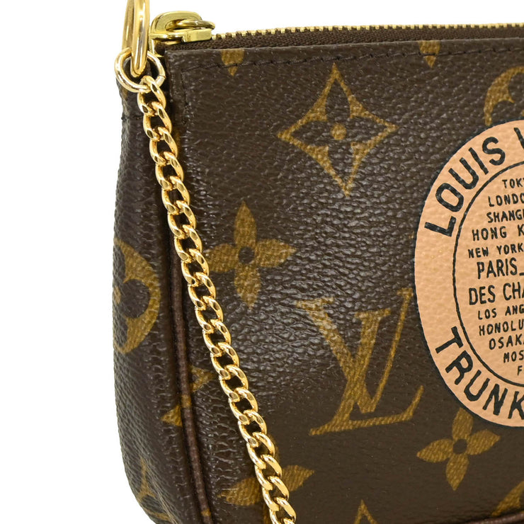Louis Vuitton 2008 Monogram Mini Pochette Accessoires Handbag M60153
