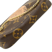 Louis Vuitton 2008 Monogram Mini Pochette Accessoires Handbag M60153