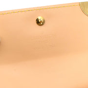 Louis Vuitton 2005 White Multicolor Porte Monnaie Plat Wallet M92657