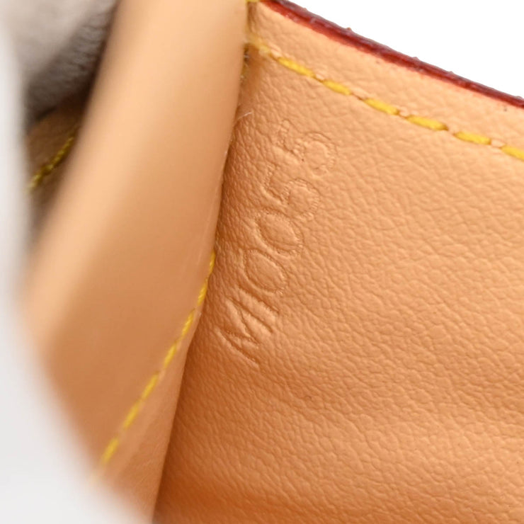 Louis Vuitton 2005 White Multicolor Porte Monnaie Plat Wallet M92657