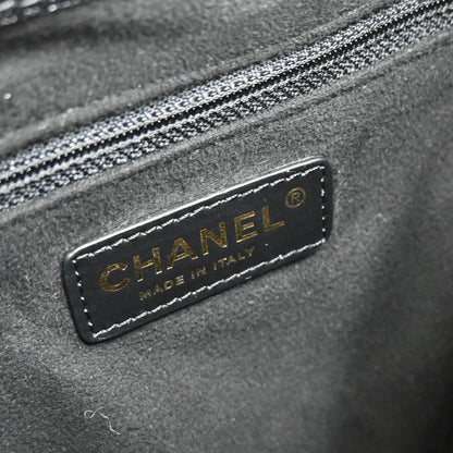 Chanel 2019 Black Caviar Deauville Bucket Bag